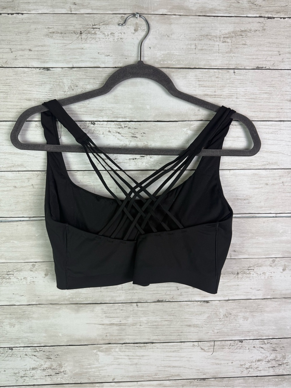 Lululemon Flexy Flex Strappy Yoga Bra Black Size L/XL - Picture 3 of 3